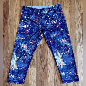High Energie galaxy print leggings. Size XL